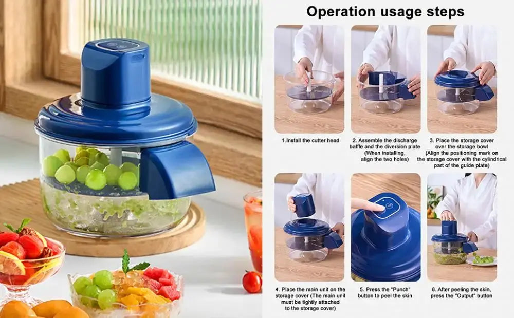 مقشرة خضار وفواكه متعددة الوظائف 